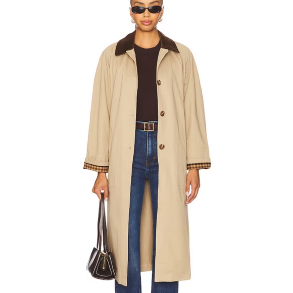 Heartloom Jackets & Blazers - Beatriz Trench Coat in Khaki HEARTLOOM